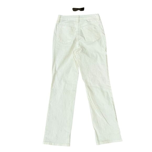 DG2 by Diane Gilman Classic Stretch Denim Regal Straight-Leg Jean size 0 NWT - Picture 3 of 10